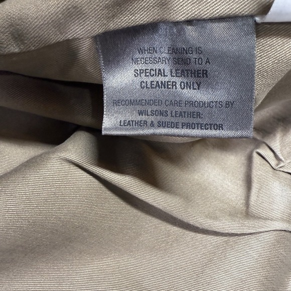 Vintage Wilsons Leather Bomber Jacket Mens Large Thinsulate Removable Liner - Picture 9 of 16